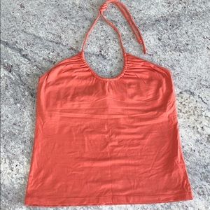 BANANA REPUBLIC TIE HALTER TOP!